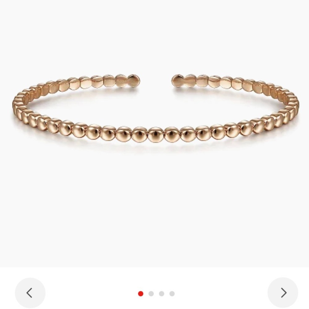 Gabriel & Co 14k Rose Gold Bujukan Bangle